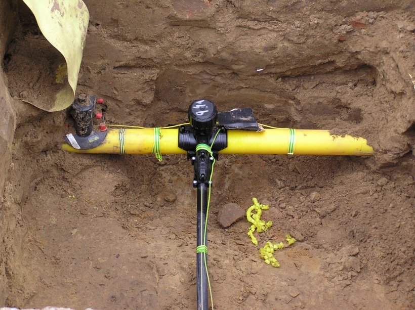 ilustrační obrázek plynového potrubí