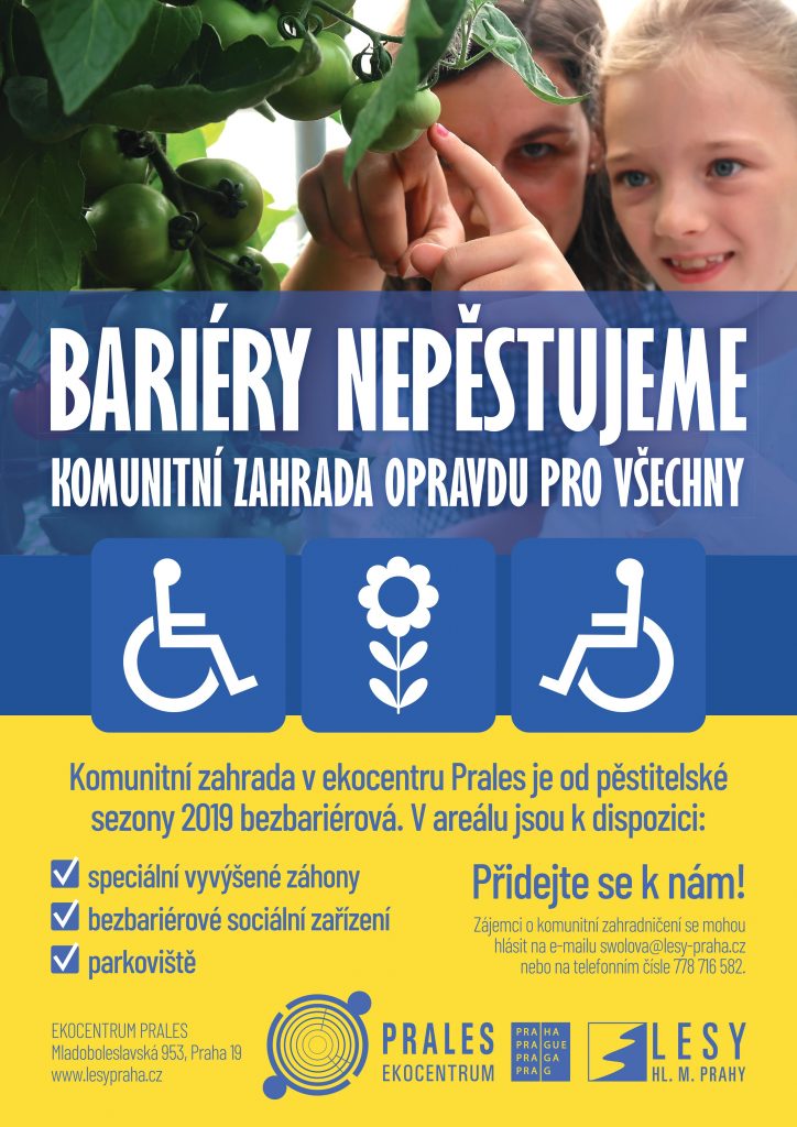 Bariéry nepěstujeme, komunitní zahrada opravdu pro všechny